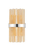 Kade Wall Light Nickel - Amber Glass